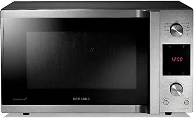 Samsung 45L Microwave Oven – MC455THRCSR/SG Smart Sensor Convection Microwave with Grill, 900W Microwave Output, 1550W Grill, Convection Cooking, Slim Fry™, Fermentation Function & Black Finish