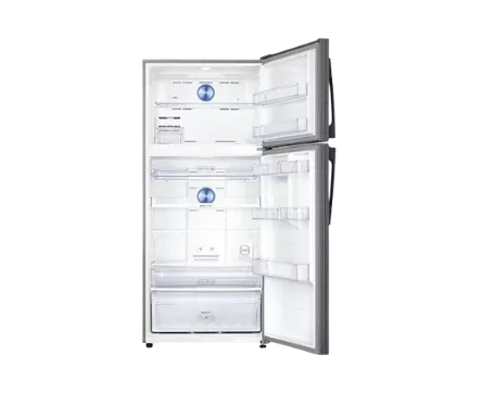 Samsung 500L Twin Cooling Refrigerator – RT72K6357SL Top Mount Freezer Refrigerator with Twin Cooling Plus™, Digital Inverter Compressor, No Frost, Multi Flow Cooling, Easy Slide Shelf, Fresh Room & Silver Finish