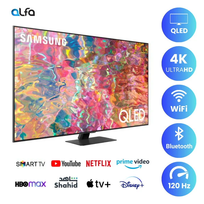 Samsung 55 inch Smart QLED TV - 4K, 55Q80B 2