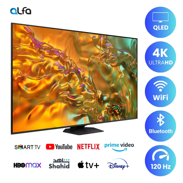 Samsung 55 inch Smart QLED TV - 4K, 55Q80D 2