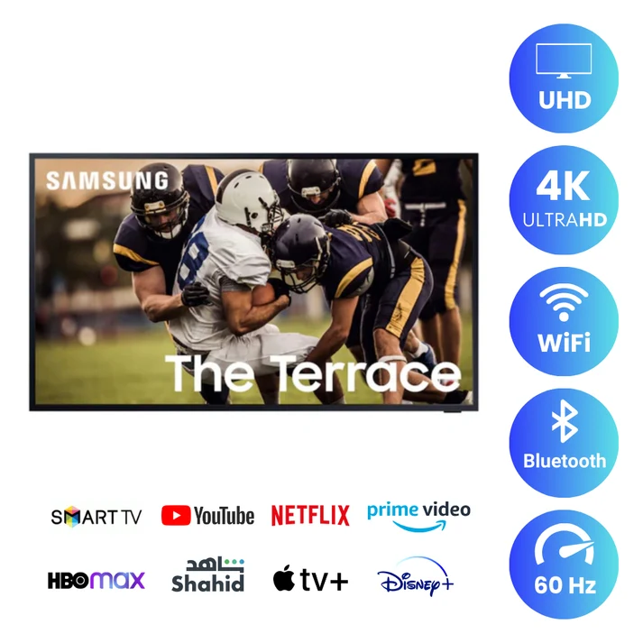 Samsung 55" Terrace Partial Sun QLED TV - 4K, 55LST7DAF