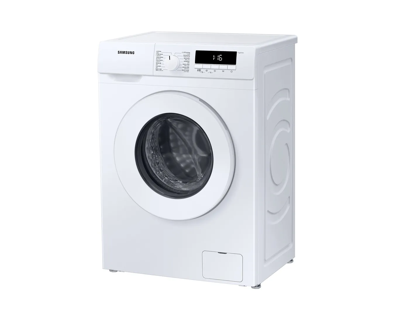 Samsung 7KG Front Load Washing Machine – White – WW70T3020WW/GU with Digital Inverter Technology, 1200 RPM Spin Speed, Quick Wash, Drum Clean & LED Display 3