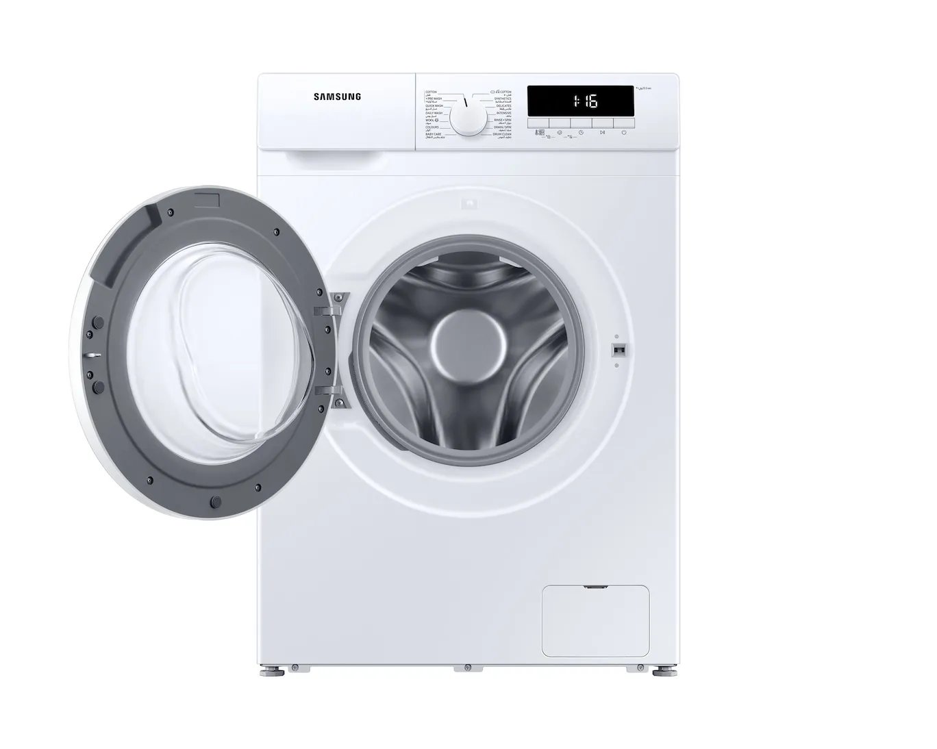Samsung 7KG Front Load Washing Machine – White – WW70T3020WW/GU with Digital Inverter Technology, 1200 RPM Spin Speed, Quick Wash, Drum Clean & LED Display 4