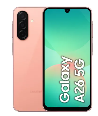 Samsung Galaxy A26 5G 8GB RAM 256GB TDRA UAE Version Peach Pink