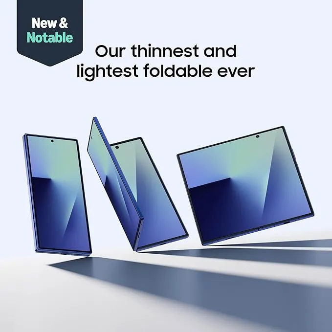 Samsung Galaxy Z Fold7 5G Foldable Smartphone 16GB RAM 1TB Storage – 8.0-inch Dynamic AMOLED 2X Display, Snapdragon 8 Elite Processor, 200MP Triple Camera, Galaxy AI Features, 4400mAh Battery