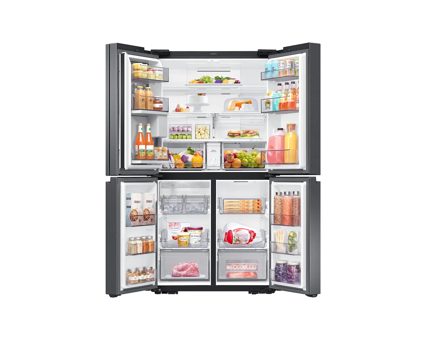 SAMSUNG REFRIGERATOR FRENCH DOOR 648LITERS SRF7500BB 4