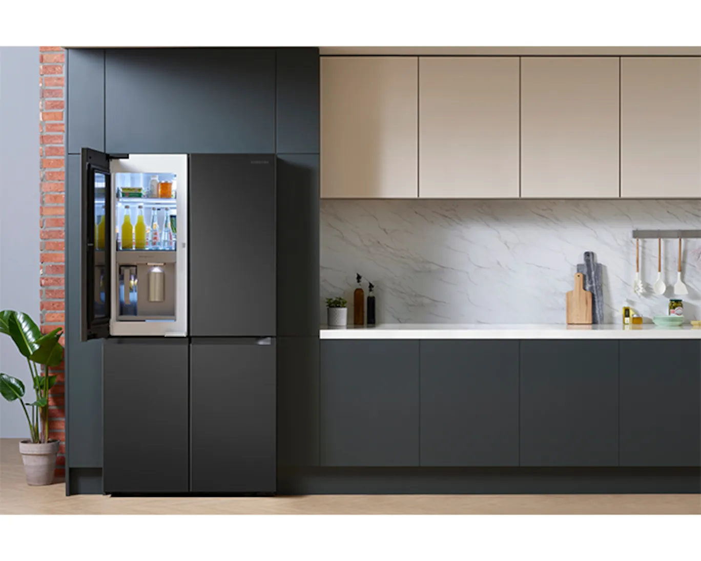 SAMSUNG REFRIGERATOR FRENCH DOOR 648LITERS SRF7500BB 5