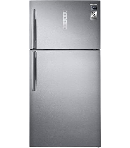 Samsung RT85K7150SL Top-Mount Refrigerator, 850L Gross / 618L Net Capacity, Twin Cooling Plus™, SpaceMax™ Technology, 5-in-1 Smart Conversion, Water Dispenser, Digital Inverter Compressor, No Frost, Easy Clean Steel Silver