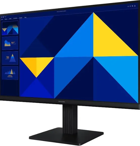 SAMSUNG S3 S30GD Essential Monitor, 22" IPS Display, FHD Resolution, 100Hz Refresh Rate, 5ms (GtG) Response Time, Flicker-Free Technology, 16.7m Color Support, Black | LS22D300GAMXUE