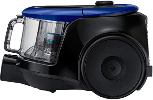 Samsung VC2100M Bagless Canister Vacuum Cleaner, 2L Dust Bin, 1800W Motor, 370W Suction Power, Cyclone Force with Anti-Tangle Turbine, Telescopic Steel Pipe, 2-in-1 Tool, Automatic Cord Rewind, Vitality Blue – VC18M2120SB/SG 3