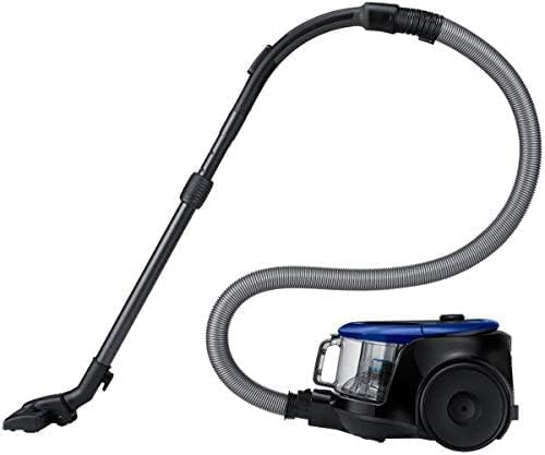 Samsung VC2100M Bagless Canister Vacuum Cleaner, 2L Dust Bin, 1800W Motor, 370W Suction Power, Cyclone Force with Anti-Tangle Turbine, Telescopic Steel Pipe, 2-in-1 Tool, Automatic Cord Rewind, Vitality Blue – VC18M2120SB/SG 4