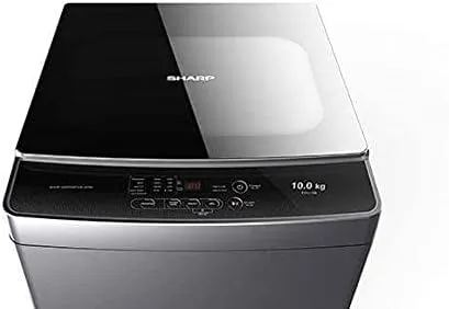 Sharp 9KG Top Load Washing Machine – ES-ME95CZ-S Fully Automatic Washing Machine with 900 RPM Spin Speed, Stainless Steel Tub, Intelligent Waterfall System, Tub Clean Function, Child Lock & Light Grey Finish 4