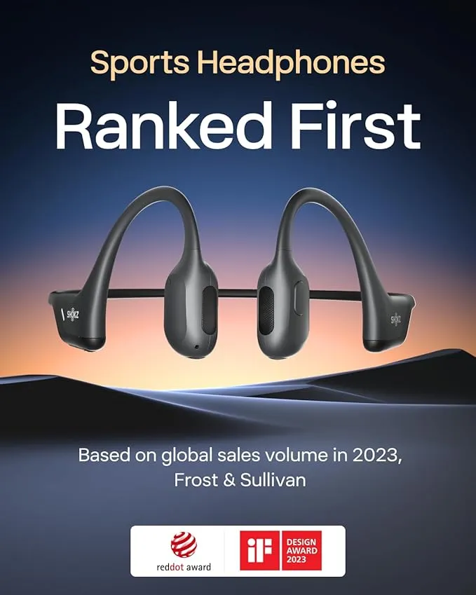 SHOKZ HEADPHONE OPENRUN PRO WIRELESS (S810BK) BLACK