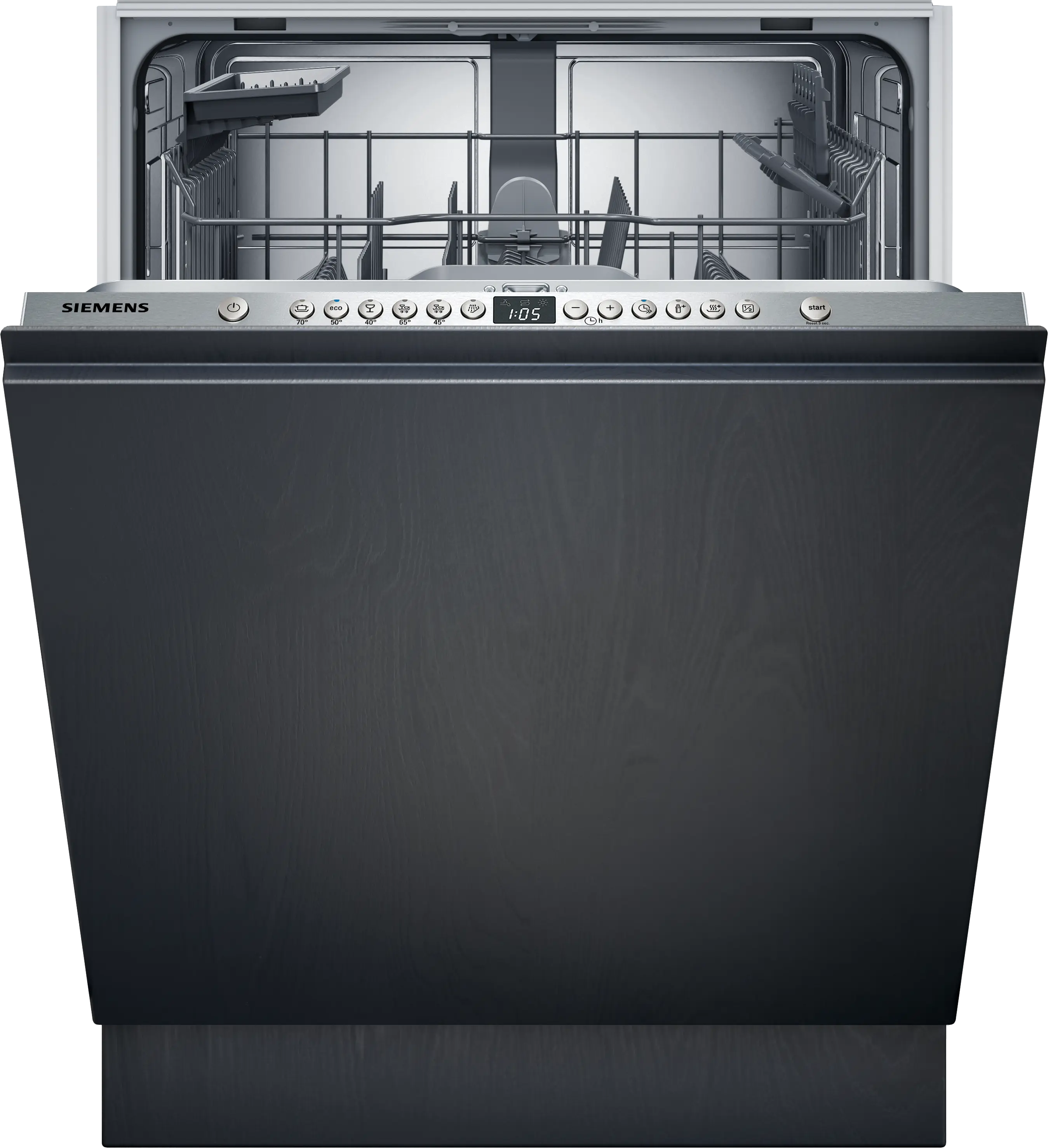 Siemens iQ100 Fully Integrated Built-In Dishwasher, 12 Place Settings, 60cm, 6 Programs, varioSpeed, HygienePlus, rackMatic, infoLight, iQdrive Motor, 48dB – SN616X00AM