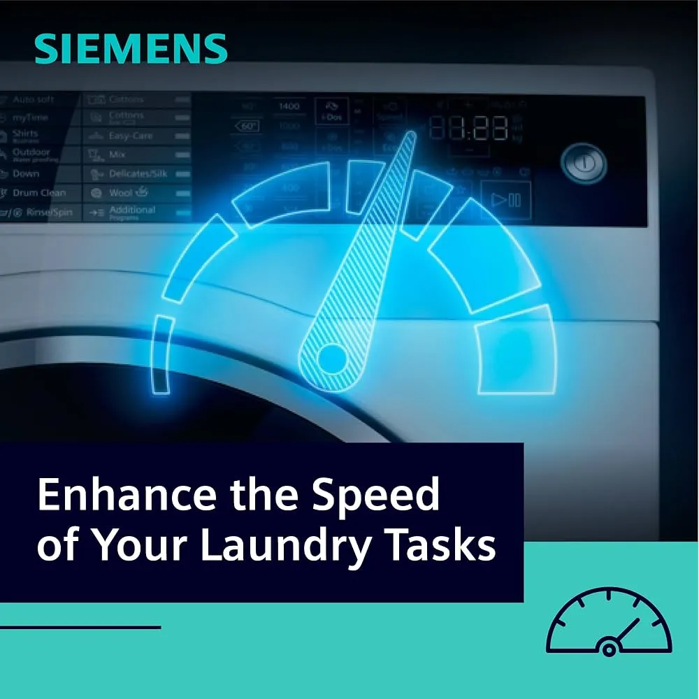 Siemens iQ300 Front Load Washing Machine WG44A10XGC 9kg (Silver Inox) 3