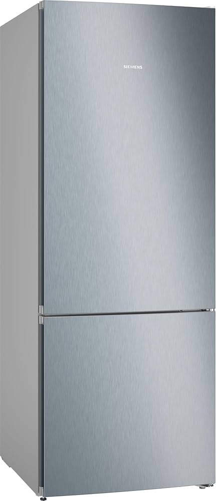 Siemens iQ300 KG55NVLE0M Freestanding Bottom-Freezer Refrigerator, 530L Gross / 483L Net Capacity, Total noFrost, hyperFresh, multiAirflow, superCooling, superFreezing, easyAccess Shelves, Inox