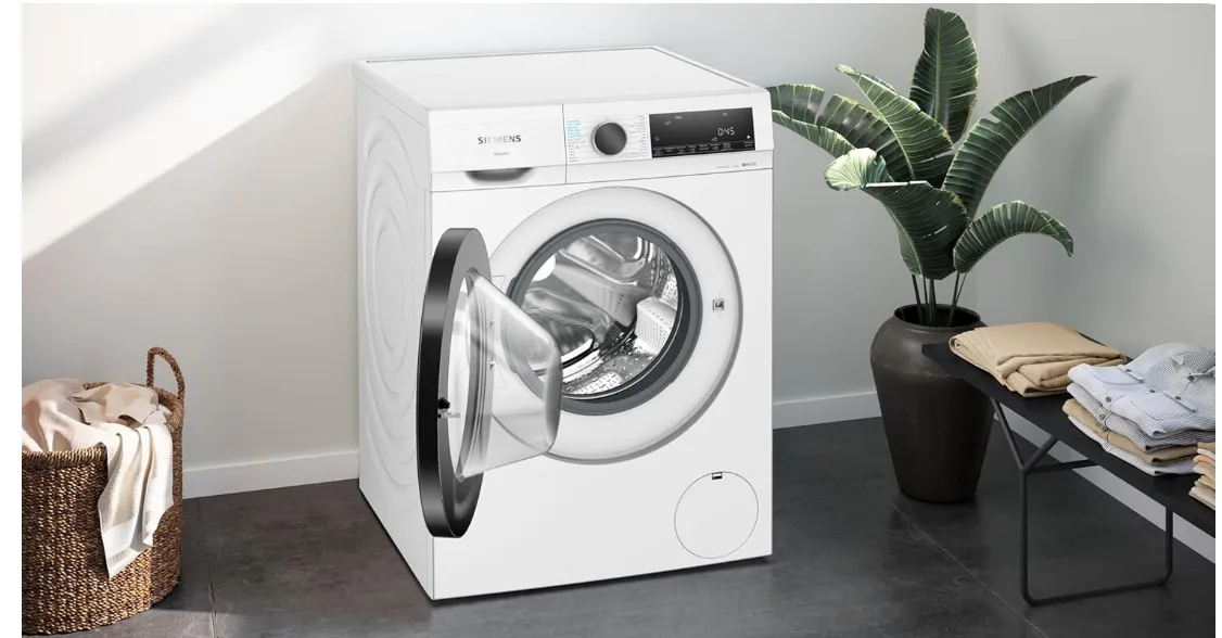 Siemens WN44A200GC iQ300 Fully Automatic Washer Dryer 9kg Wash / 5kg Dry, Inverter Motor, SpeedPack L, HygieneCare, iSensoric Technology, White