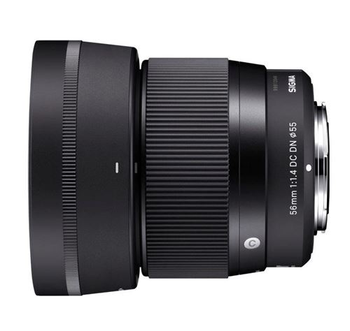 Sigma 56mm F1.4 DC DN Contemporary Prime Lens for Sony E-Mount APS-C Cameras, Fast F1.4 Aperture, Compact Design & Smooth Bokeh – Black