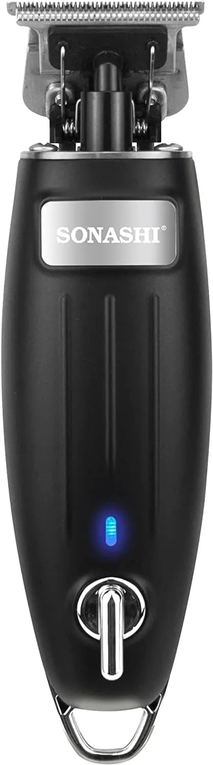 Sonashi SHC-1054 Rechargeable Hair Clipper with Fine Blade, High Speed Motor, Plastic Comb, Continuous Working, Portable, Cordless Hair Clipper- Black
