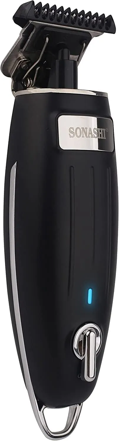Sonashi SHC-1054 Rechargeable Hair Clipper with Fine Blade, High Speed Motor, Plastic Comb, Continuous Working, Portable, Cordless Hair Clipper- Black  3