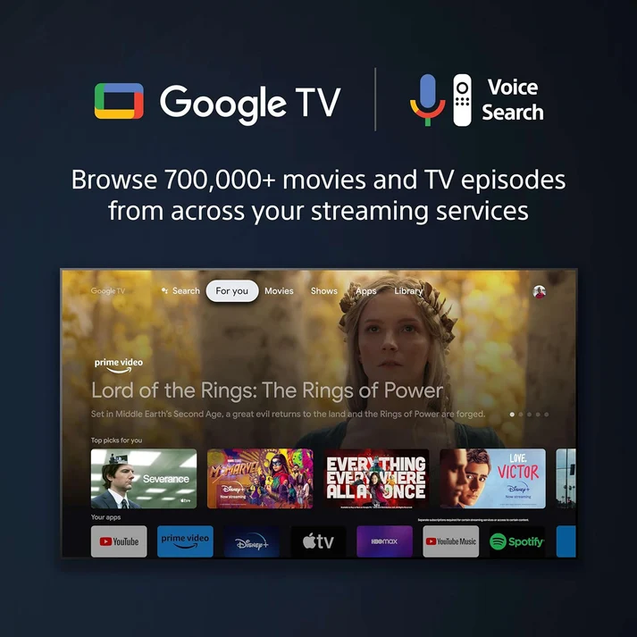 Sony 75 inch Smart Android TV - 4K, 75X85L 4