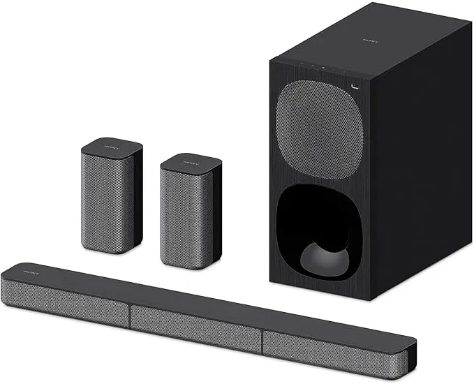 Sony HT-S20R 5.1 Channel Surround Sound Bar with Wired Subwoofer, Bluetooth & Dolby Digital, HT-S20R (Black)