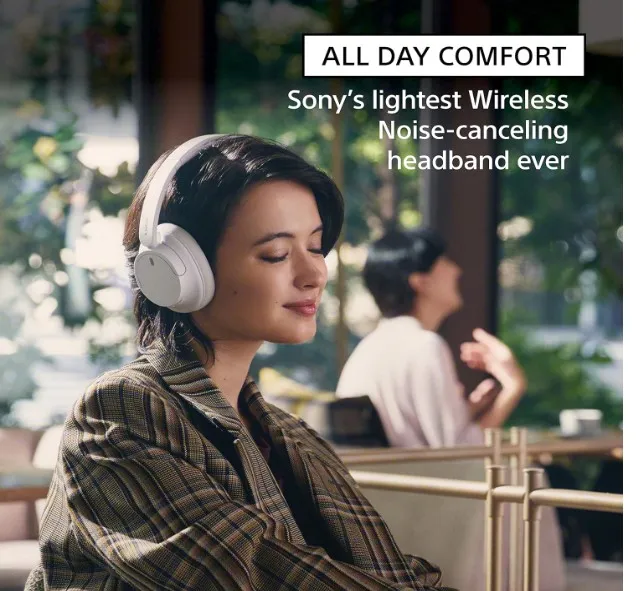 Sony WH-CH720N Wireless Noise Cancelling Headphones, 35 hours battery life, Clearer hands-free calling, Multipoint Connection, White 3
