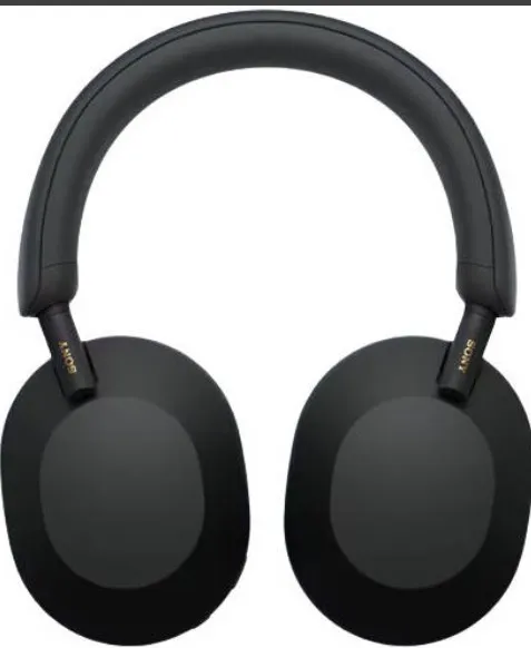 Sony Wireless Noise Canceling Bluetooth Headphone, Magnificent Sound, 30 Hour Battery Life, 32.81 ft Effective Range, 2.4 GHz Band Frequency, Closed Dynamic, Soft Case, Black | WH-1000XM5SA