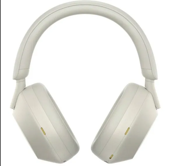 Sony Wireless Noise Canceling Bluetooth Headphone, Magnificent Sound, 30 Hour Battery Life, 32.81 ft Effective Range, 2.4 GHz Band Frequency, Detachable Cord, Closed Dynamic, Silver | WH-1000XM5 4