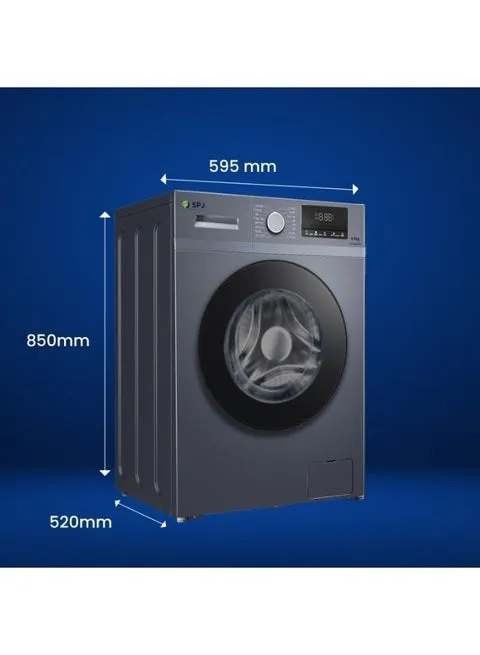 SPJ 8KG Front Load Washing Machine – FLGRU-8FAM Fully Automatic Front Loading Washer with LED Display, Multiple Wash Programs, Powerful Motor, 1200 RPM Spin Speed, Double Layer Door & Energy Efficient Operation 4