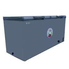 SPJ Chest Freezer – SPJ-POSH-SLW795C 724L Double Door Hard Top Deep Freezer with Powerful Compressor, R290 Refrigerant, Inside LED Light, Mechanical Temperature Control, Smooth Inner Liner & Grey Finish