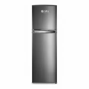 SPJ Refrigerator – RF-INS229C 229L Double Door Top Mount Refrigerator with Frost Free Cooling, Smart Inverter Compressor, Multi Air Flow, Adjustable Glass Shelves, LED Interior Light & Inox Finish