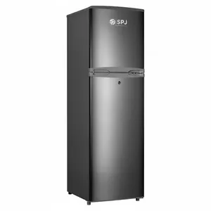 SPJ Refrigerator – RF-INS229C 229L Double Door Top Mount Refrigerator with Frost Free Cooling, Smart Inverter Compressor, Multi Air Flow, Adjustable Glass Shelves, LED Interior Light & Inox Finish