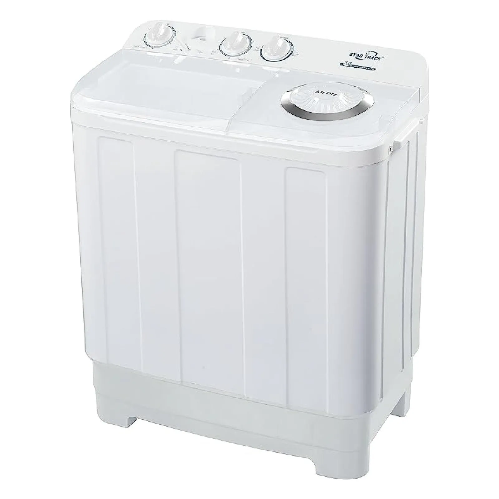 Star Track 20KG Twin Tub Washing Machine – SW2000W1-TK Semi Automatic Top Load Washer with Spin Dryer, Lint Filter, Dual Tub Design, Mechanical Timer & Energy Efficient Motor
