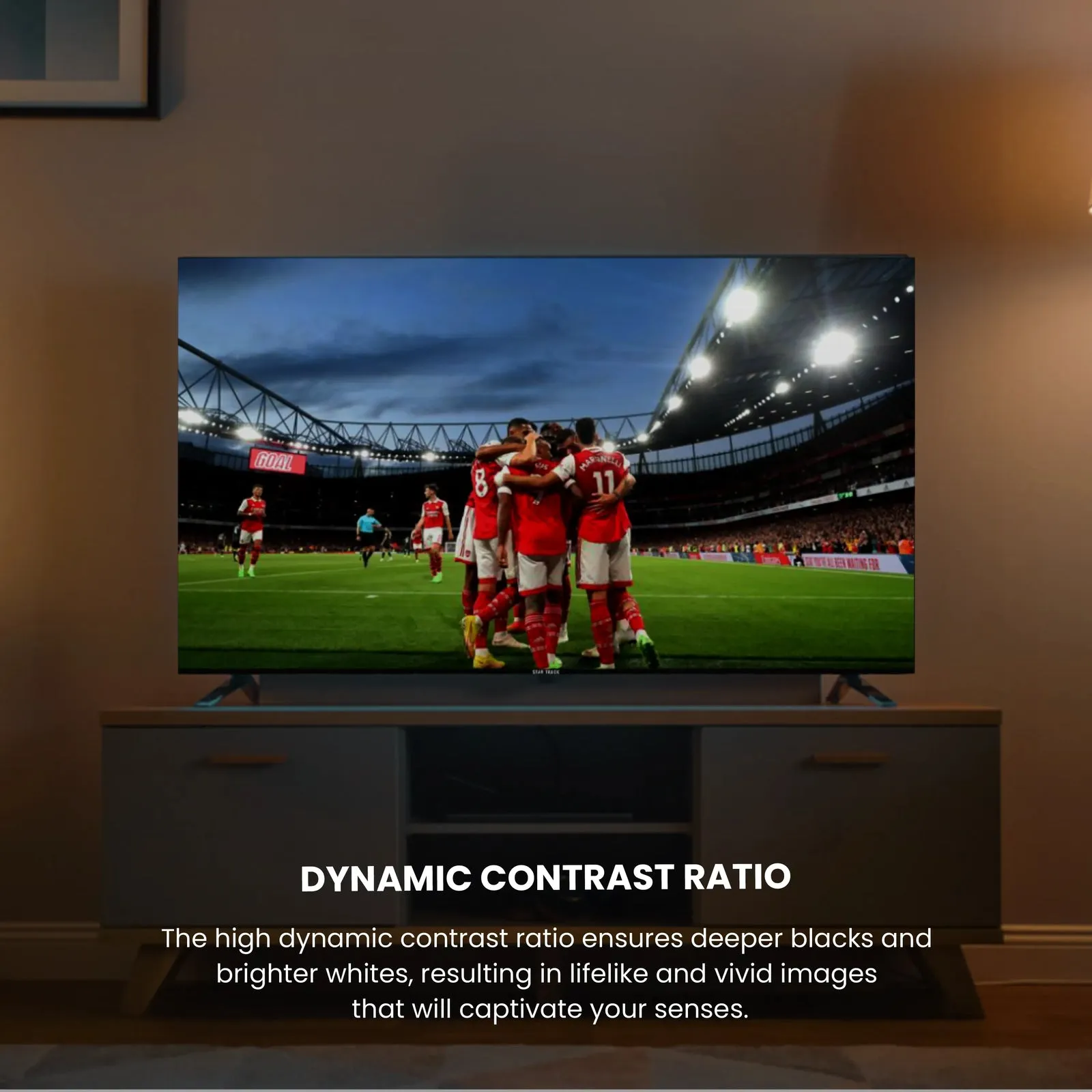 Star Track 55 Inch 4K LED Television – ST55KLG2200-WEBOS Smart TV with webOS Hub, Ultra HD Display, HDR Support, Magic Remote, Bluetooth, WiFi, Netflix, YouTube & Bezel-Less Design