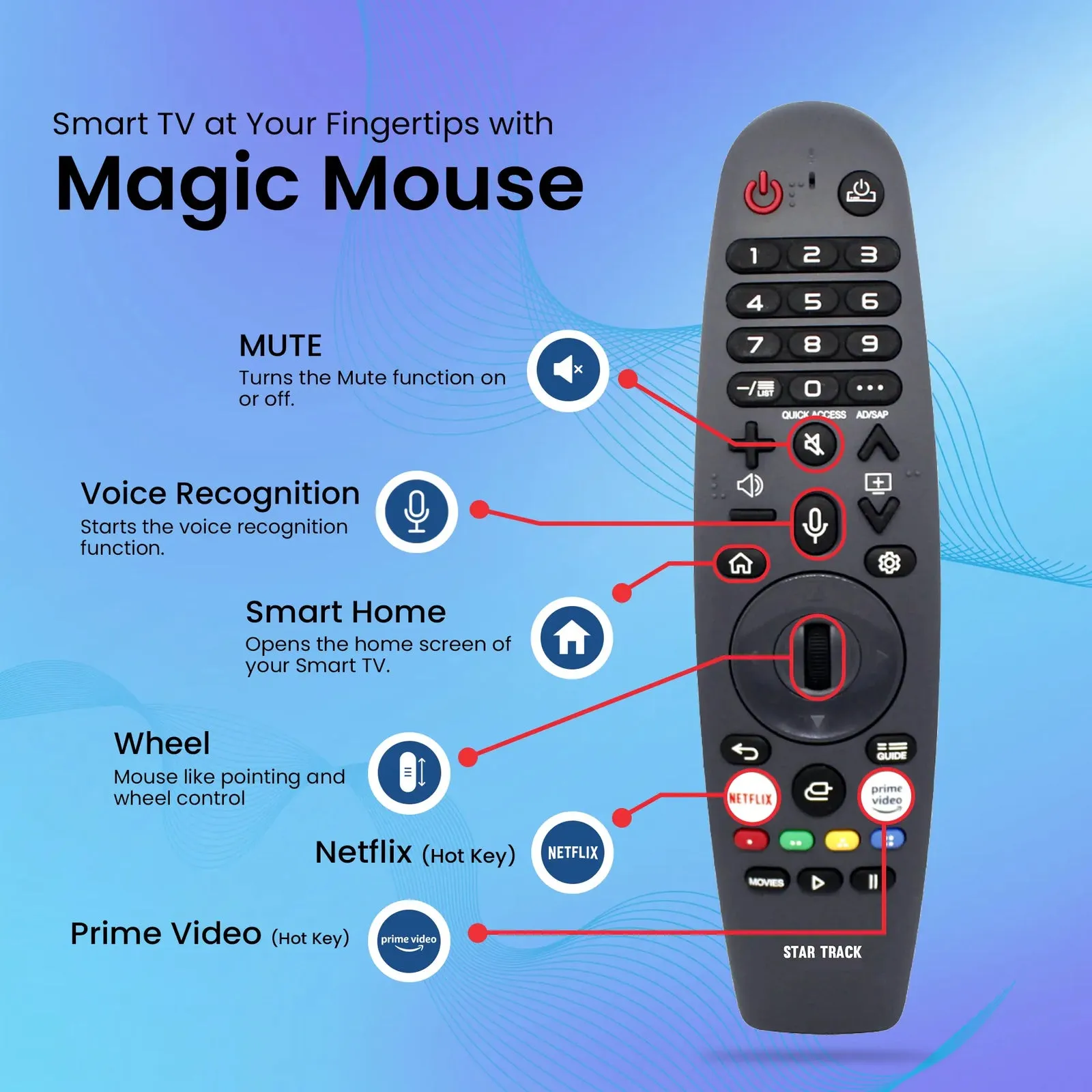 Star Track 75 Inch Smart LED Television – KSY2200 4K Ultra HD Smart TV with WebOS/Android Smart Platform, HDR Support, Bezel-Less Design, Bluetooth, WiFi, Netflix & YouTube Support 3