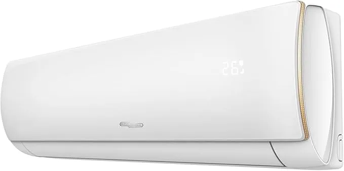 Super General 1.5 Ton (18000 BTU) Inverter Split Air Conditioner With Inverter Compressor, T3 Climate, R410A Refrigerant, 4 Way Swing, Turbo Mode, Eco Mode, Gold Fin, I Feel Function, Intelligent Defrost, Sleep Mode, Auto Restart & Hidden Display SGS181EI White
