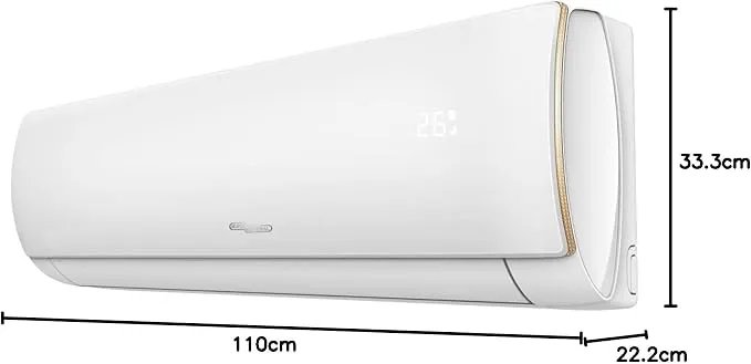Super General 1.5 Ton (18000 BTU) Inverter Split Air Conditioner With Inverter Compressor, T3 Climate, R410A Refrigerant, 4 Way Swing, Turbo Mode, Eco Mode, Gold Fin, I Feel Function, Intelligent Defrost, Sleep Mode, Auto Restart & Hidden Display SGS181EI White