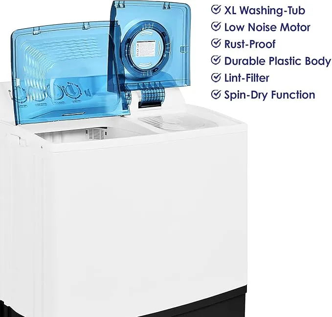 Super General 14KG Twin Tub Washing Machine – SGW155 3
