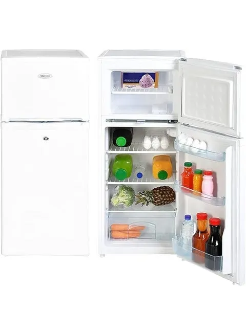 Super General 175 Liters Compact Double Door Refrigerator Freezer SGR175HE Reversible Door Tropical Compressor White 3