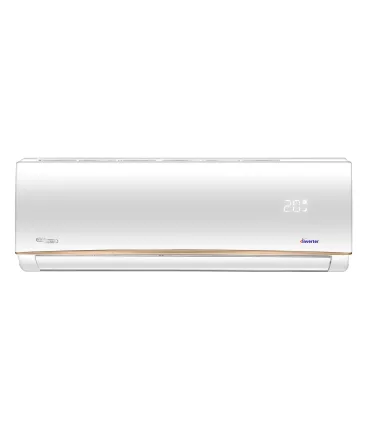 Super General 2.0 Ton (24000 BTU) Inverter Split Air Conditioner With Inverter Compressor, T3 Climate, R410A Refrigerant, 4 Way Swing, Turbo Mode, Eco Mode, Gold Fin, Sleep Mode, Auto Restart & Hidden Display SGS241EI White