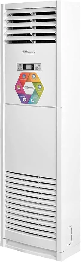 Super General 3.0 Ton Floor Standing Air Conditioner – SGFS36AE 33000 BTU Rotary Compressor Cooling System with Gold Fin, Auto Restart, Silent Operation & Dehumidification 2