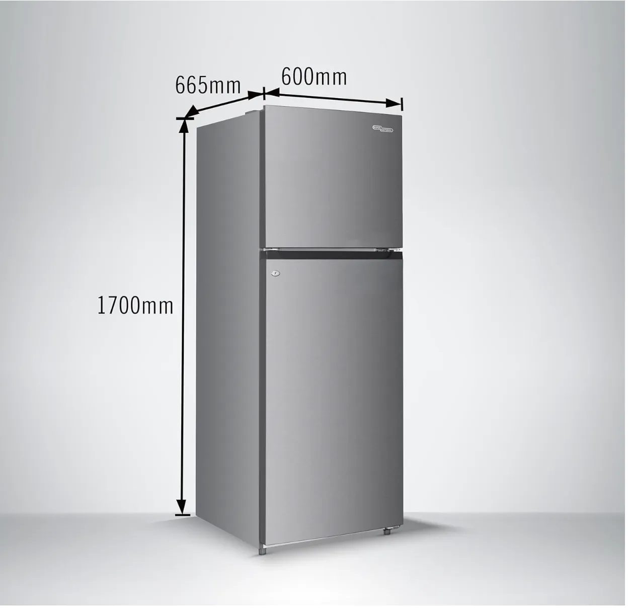 Super General 410 Liter Gross Double Door Refrigerator-Freezer SGR415IE, Inverter Compressor, No Frost, Lock & Key, Quiet Operation, LED light, W 60 x D 67 x H 170 cm, Inox,10 Year Compressor Warranty 3