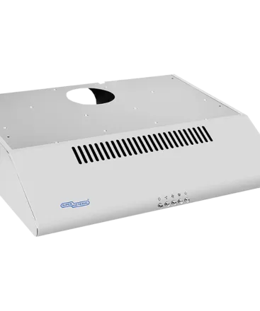 Super General 60cm Slim Cooker Hood – SGHD65W White Range Hood with 3 Speed Fan, Washable Aluminium Filter, Built-in Lamp & Push Button Control