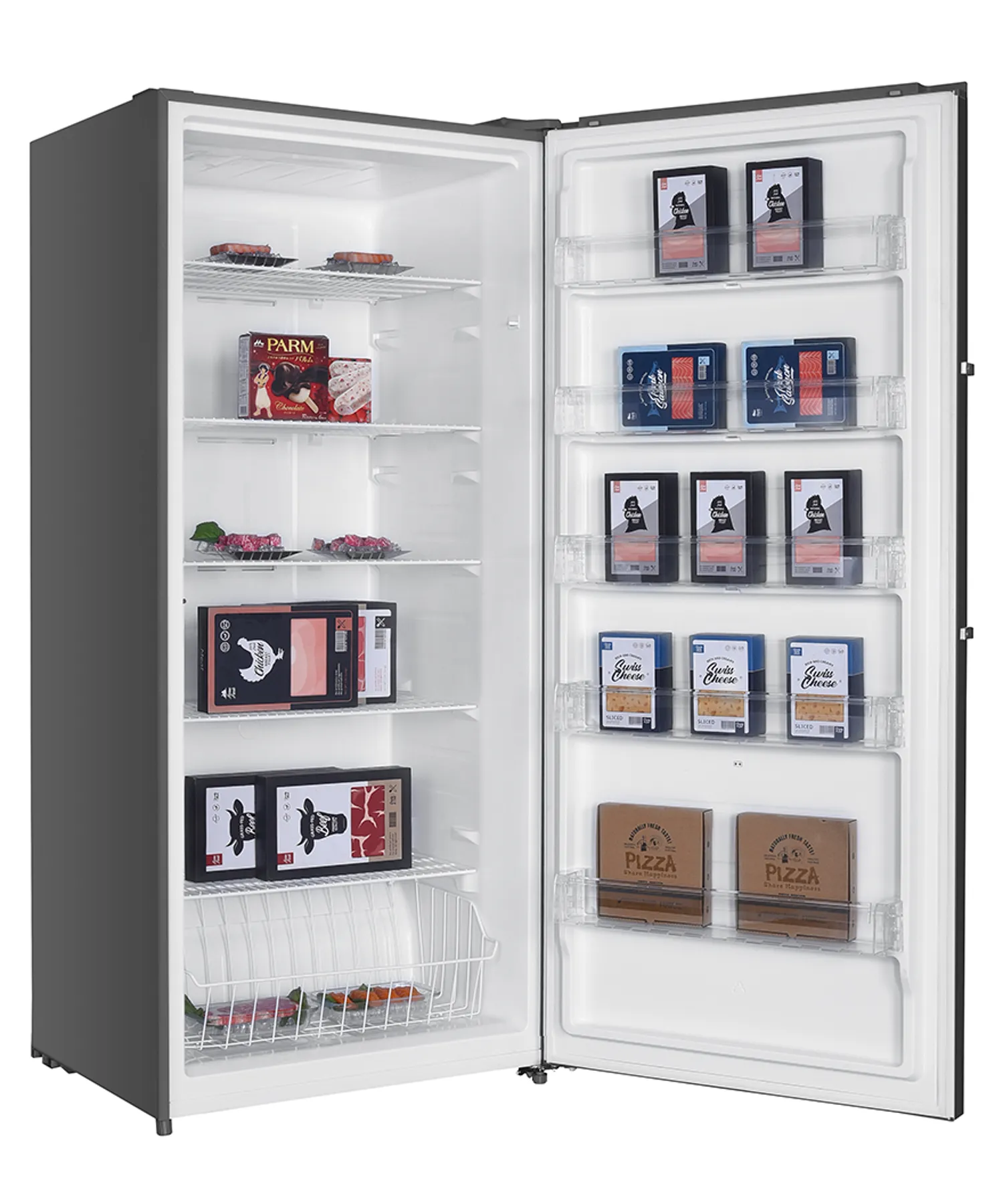Super General 700L Upright Freezer With Inverter Compressor, Digital Display, No Frost Cooling & Convertible Fridge/Freezer Function SGUF700AS Inox 3