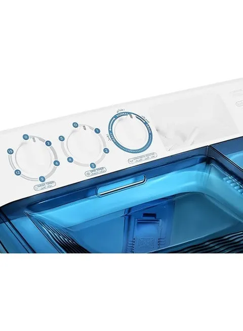 Super General 7Kg Twin-Tub Semi-Automatic Washing Machine Top Load Washer With Lint Filter & Spin Dry SGW75 White/Blue 3