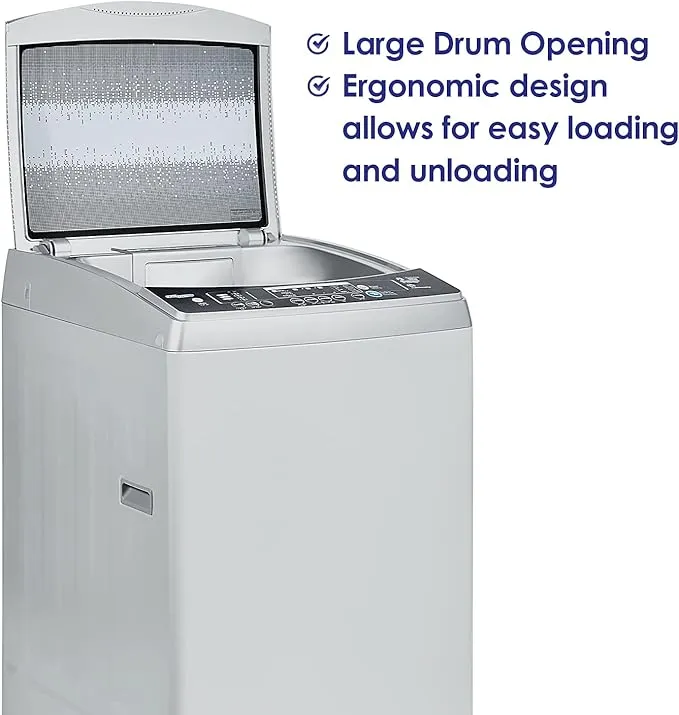 Super General 9KG Fully Automatic Top Load Washing Machine With 8 Wash Programs, LED Display, Magic Cleaning Filter, Spin Air Dry, Tub Clean, Delay Start & Auto Balance SGW920NS Silver 4