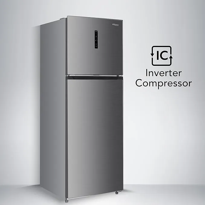Super General SGR610W 610L Top Mount Refrigerator, No Frost Double Door Refrigerator with LED Lighting, Tempered Glass Shelves, Quiet Operation, R600a Refrigerant