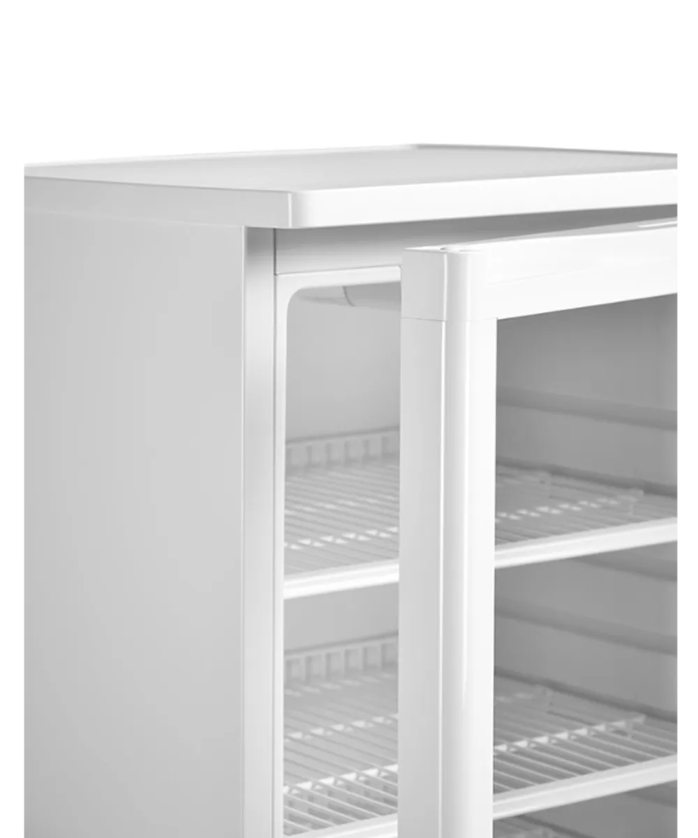 Super General SGSC256 248L Single Door Showcase Chiller, Commercial Beverage Cooler with Glass Door, 5 Wired Shelves, R600a Refrigerant, White