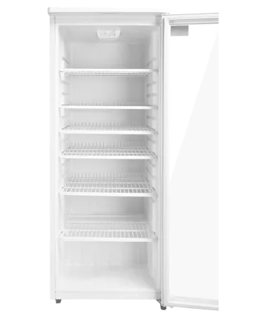 Super General SGSC256 248L Single Door Showcase Chiller, Commercial Beverage Cooler with Glass Door, 5 Wired Shelves, R600a Refrigerant, White 4